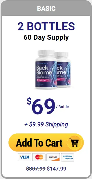 Buy BackBiome 1 bottle — starter supply